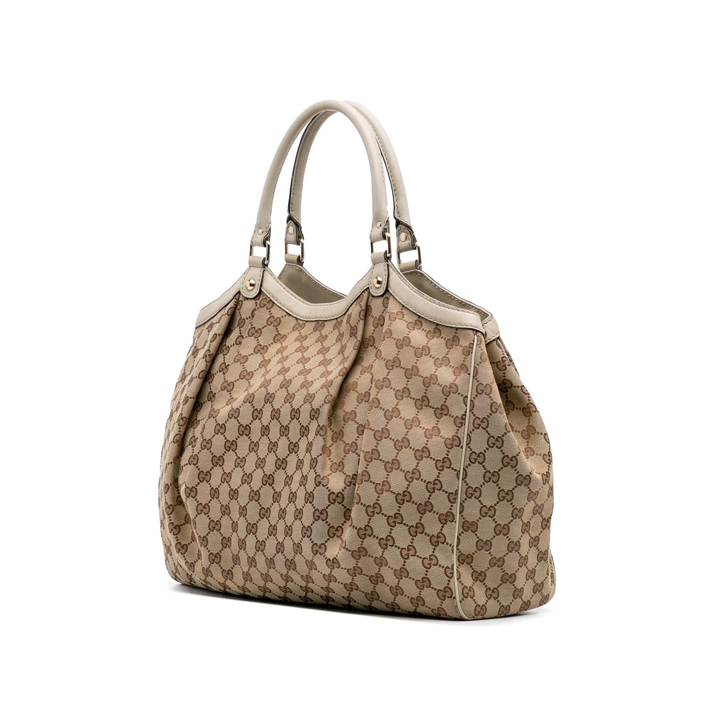 Gucci Large GG Canvas Sukey Tote