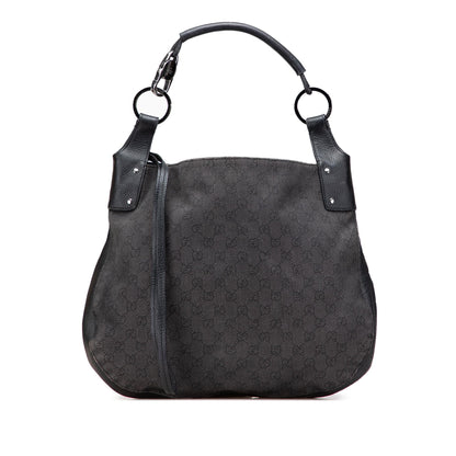 Gucci Large GG Denim Hobo