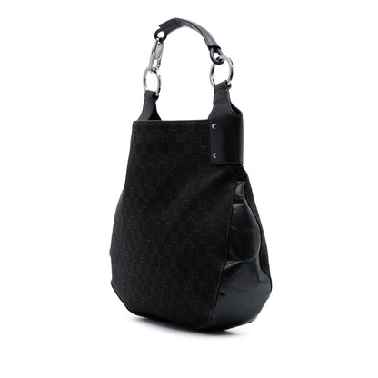 Gucci Large GG Denim Hobo