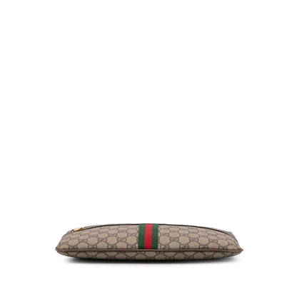 Gucci Large GG Supreme Ophidia Web Clutch