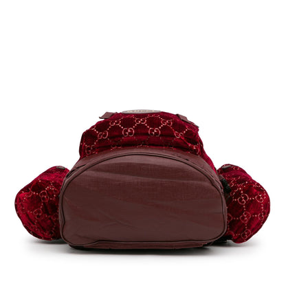 Gucci Large GG Velvet Heart Alpina Backpack (SHG-GnWulN)