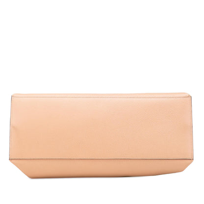 Gucci Large Leather Bamboo Daily Satchel