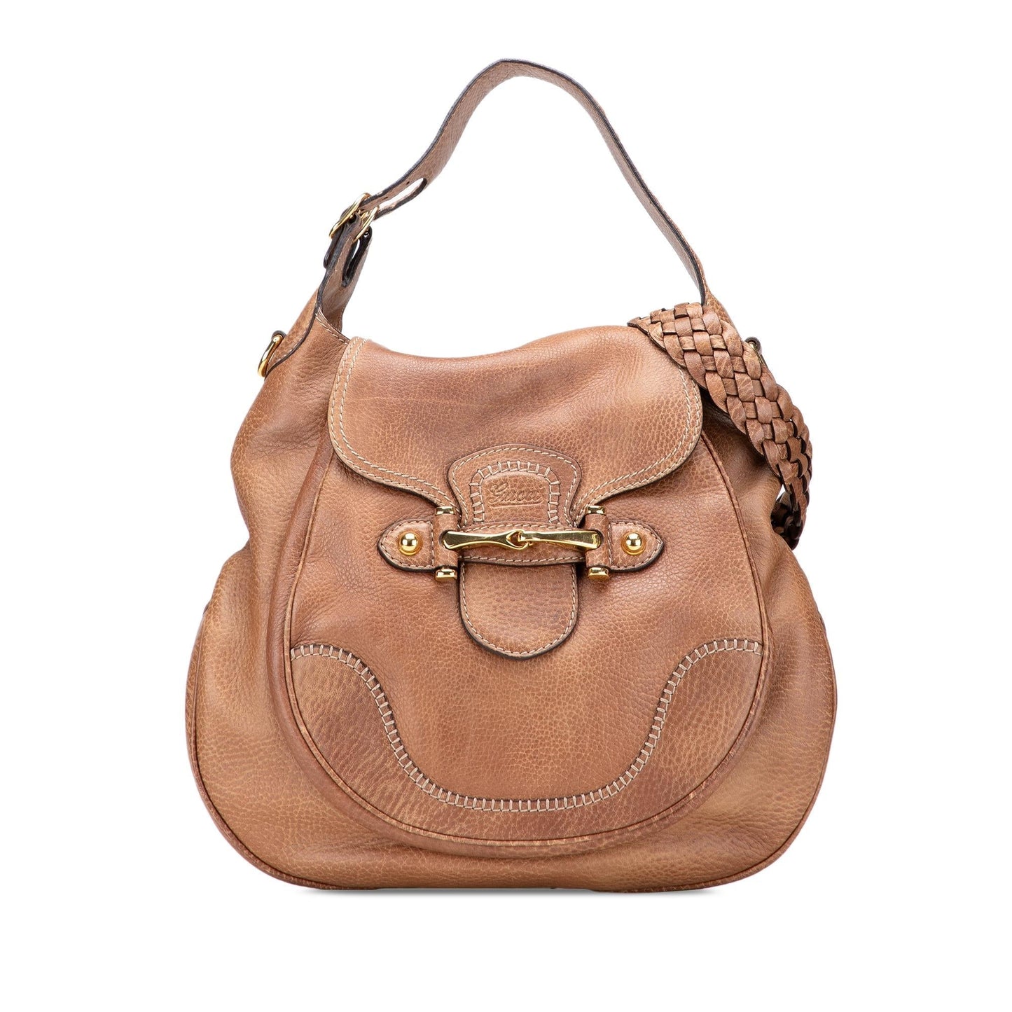 Gucci Large Leather New Pelham Satchel
