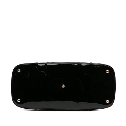 Gucci Large Microguccissima Patent Nice Dome Top Handle Bag