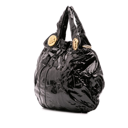 Gucci Large Patent Hysteria Satchel