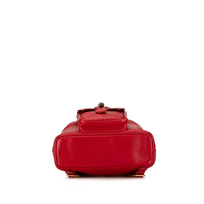Gucci Leather Bamboo Backpack (SHG-fiLvNL)