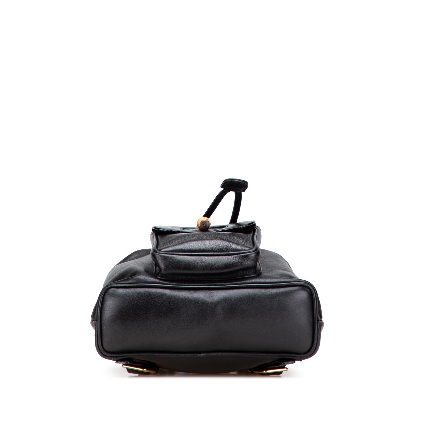 Gucci Leather Bamboo Backpack