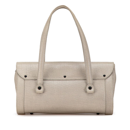 Gucci Leather Bamboo Bullet Shoulder Bag (SHG-rGZIYM)