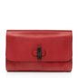 Gucci Leather Bamboo Daily Clutch