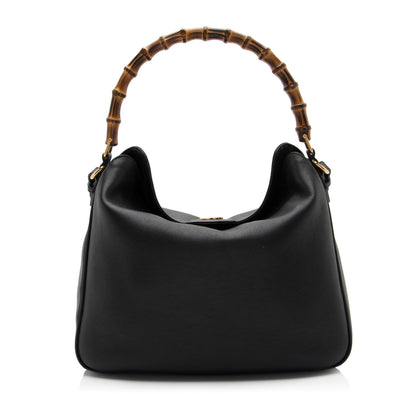 Gucci Leather Bamboo Diana Large Shoulder Bag (SHF-sWgjQL)