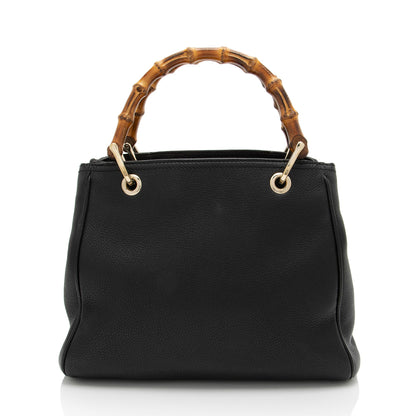 Gucci Leather Bamboo Small Shopper Tote (SHF-M26bz2)