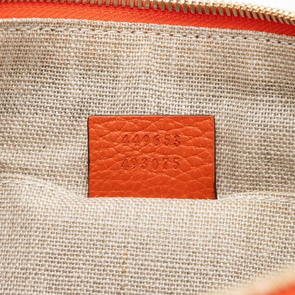 Gucci Leather Bamboo Tassel Zip Clutch (SHF-aWlLLC)