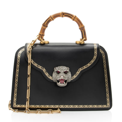 Gucci Leather Bamboo Thiara Medium Satchel