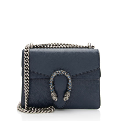 Gucci Leather Crystal Dionysus Small Shoulder Bag