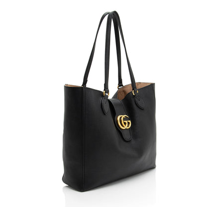 Gucci Leather Dahlia Medium Tote (SHF-G7nIG2)