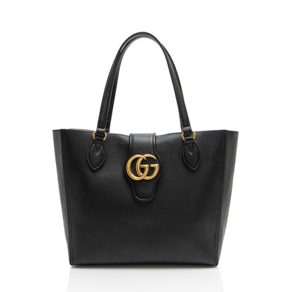 Gucci Leather Dahlia Small Tote