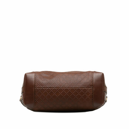 Gucci Leather Diamante Craft Tote Bag (SHG-vw7BV7)