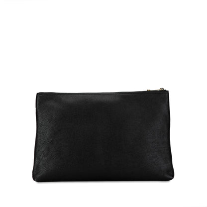 Gucci Leather Gucci Logo Clutch Bag (SHG-0B9RCU)