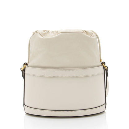 Gucci Leather Horsebit 1955 Drawstring Bucket Bag