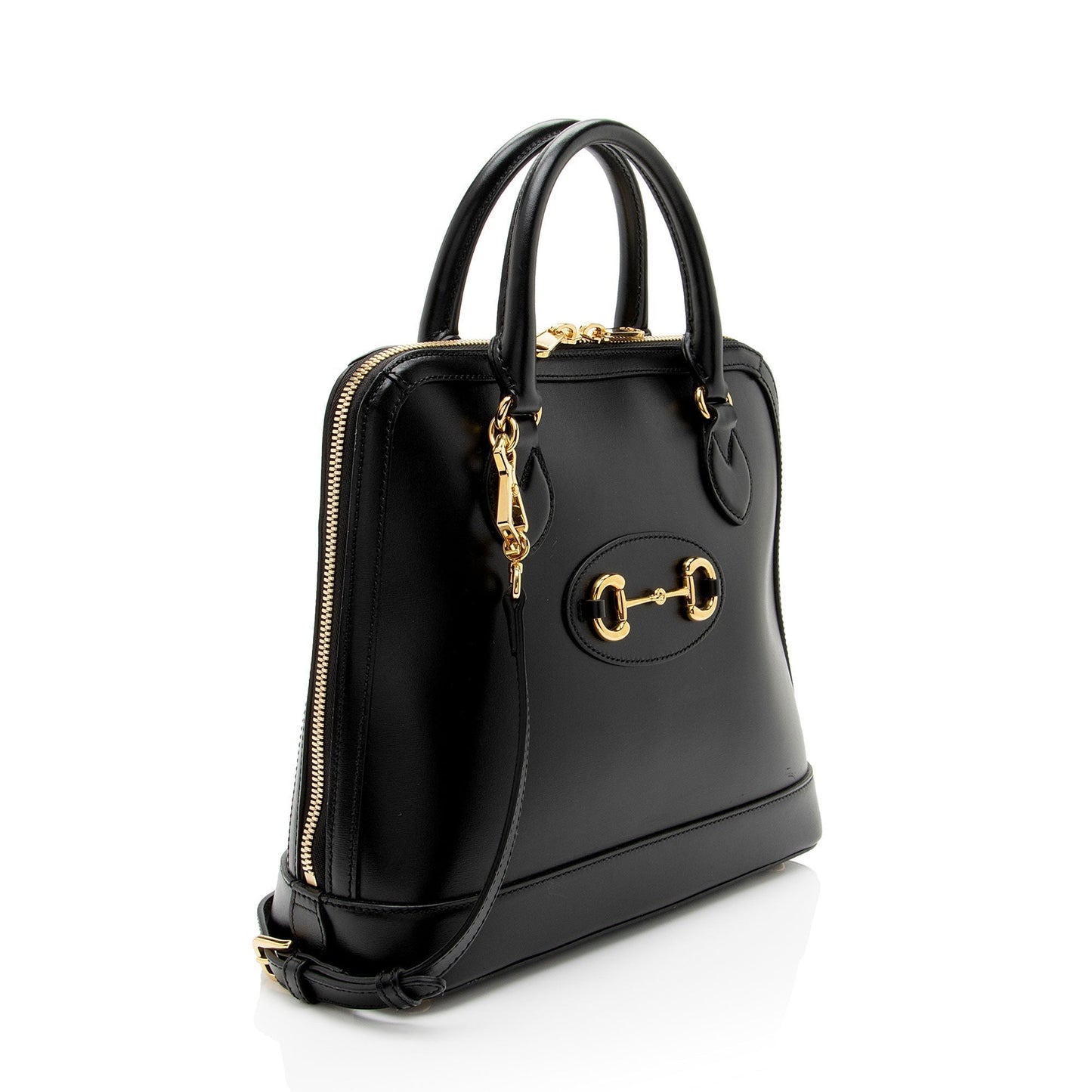 Gucci Leather Horsebit 1955 Medium Satchel