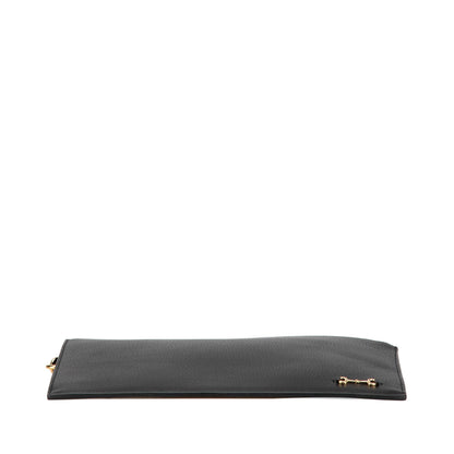 Gucci Leather Horsebit 1955 Zip Clutch