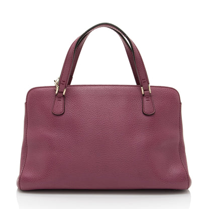 Gucci Leather Dollar Satchel