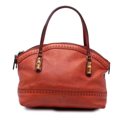 Gucci Leather Laidback Crafty Handbag