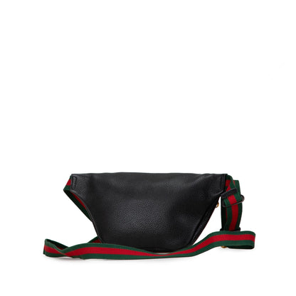 Gucci Leather Logo Belt Bag (SHG-CAi1Uq)