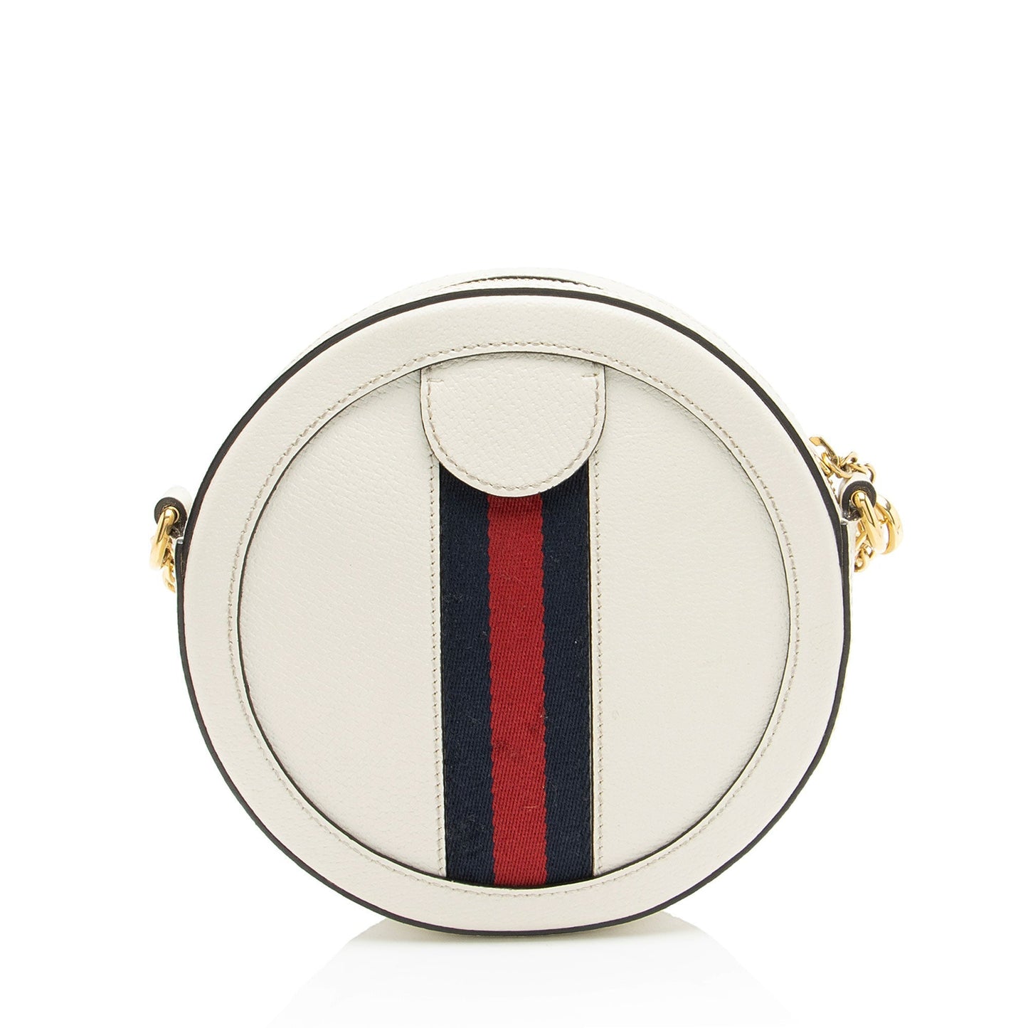 Gucci Leather Ophidia Round Mini Shoulder Bag