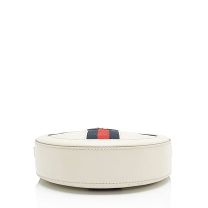 Gucci Leather Ophidia Round Mini Shoulder Bag