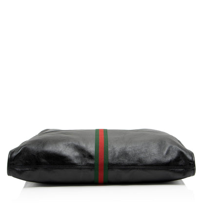 Gucci Leather Rajah Maxi Tote