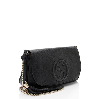 Gucci Leather Soho Medium Flap Bag