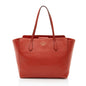 Gucci Leather Swing Medium Tote