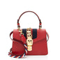 Gucci Leather Sylvie Mini Top Handle