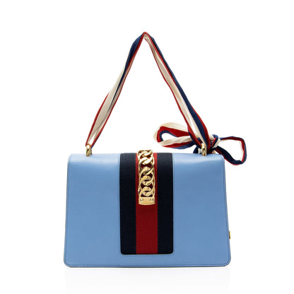 Gucci Leather Sylvie Small Shoulder Bag