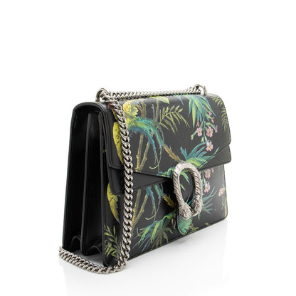 Gucci Leather Tropical Dionysus Large Shoulder Bag