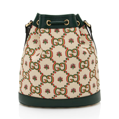 Gucci Limited Edition GG Canvas 100 Bucket Bag (SHF-x2mTZd)