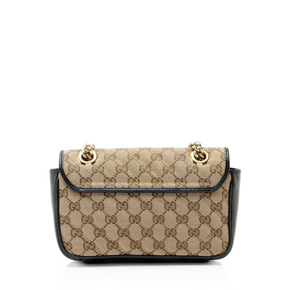 Gucci Matelasse GG Canvas GG Marmont Small Flap Bag