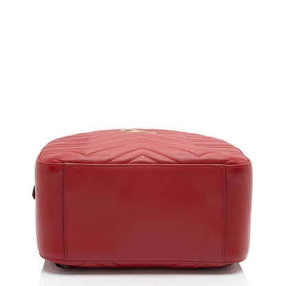 Gucci Matelasse Leather GG Marmont Backpack (SHF-dnTU2B)