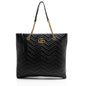 Gucci Matelasse Leather GG Marmont Large Chain Tote