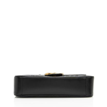 Gucci Matelasse Leather GG Marmont Medium Flap Bag (SHF-Xorpjv)