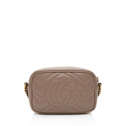 Gucci Matelasse Leather GG Marmont Mini Bag (SHF-rnywkF)