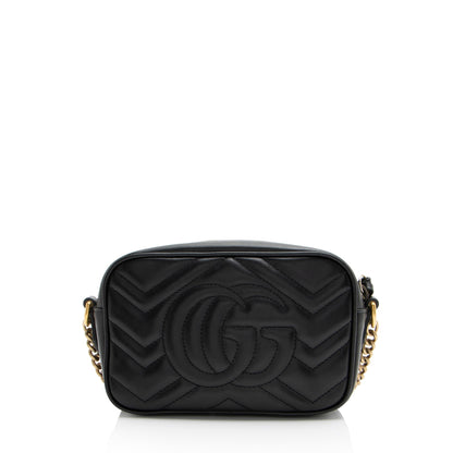 Gucci Matelasse Leather GG Marmont Mini Bag (SHF-J7WV4U)