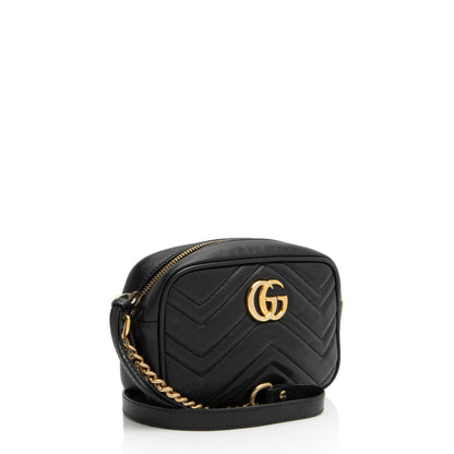 Gucci Matelasse Leather GG Marmont Mini Bag