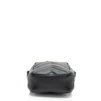 Gucci Matelasse Leather GG Marmont Mini Crossbody