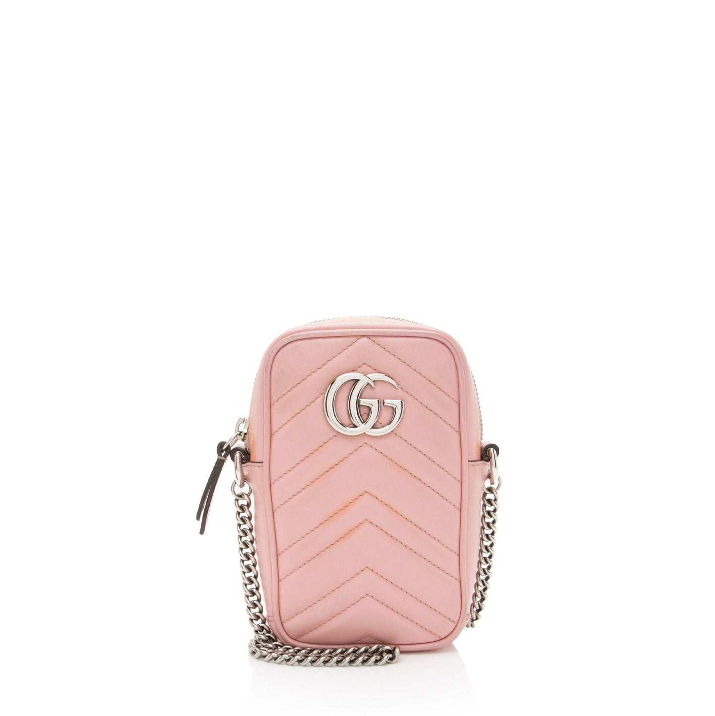 Gucci Matelasse Leather GG Marmont Mini Crossbody