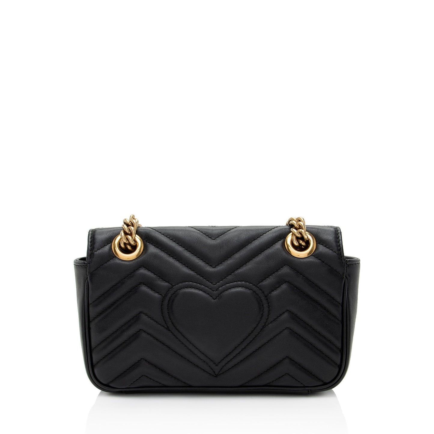 Gucci Matelasse Leather GG Marmont Small Flap Bag