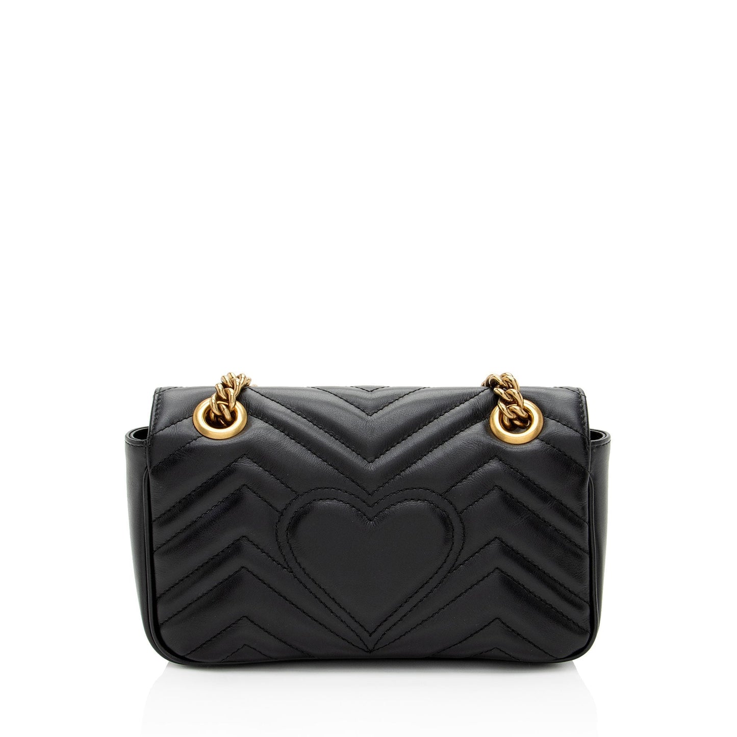 Gucci Matelasse Leather GG Marmont Small Flap Bag