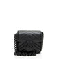 Gucci Matelasse Leather GG Marmont Monochrome Square Chain Belt Bag