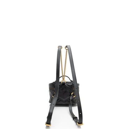 Gucci Matelasse Leather GG Marmont Round Mini Backpack (SHF-tbmiZF)
